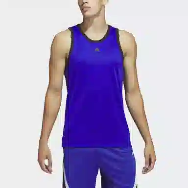adidas Legends Basketball 3-Stripes Tank Top Logo