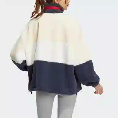 adidas originals FW22 Short Sherpa Jacket Logo