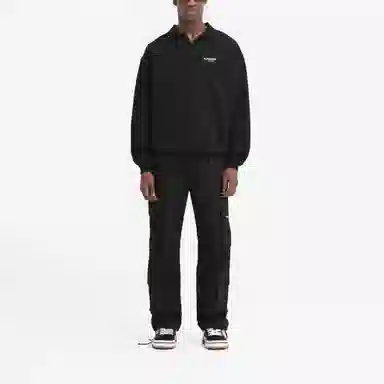 REPRESENT Long Sleeve Crewneck Sweatshirt Black