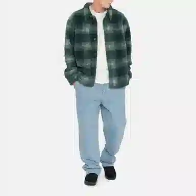 Stussy SS23 Plaid Sherpa Shirt