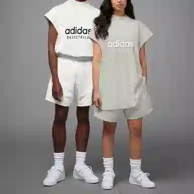 adidas Basketball Chapter 1 Tee Cloud White