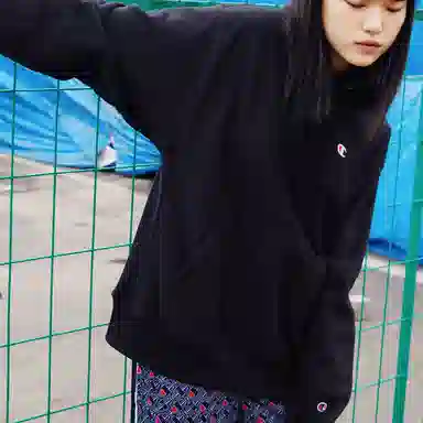 Champion US Life Hoodie Black