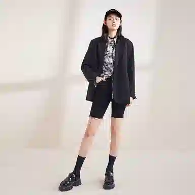 太平鸟 抗皱宽松西装 女款