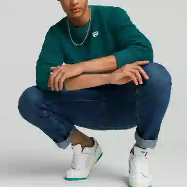 PUMA Downtown Crewneck Sweatshirt Green
