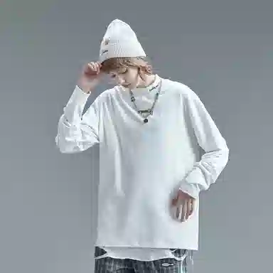 Guuka Cleanfit Long Sleeve Tee White