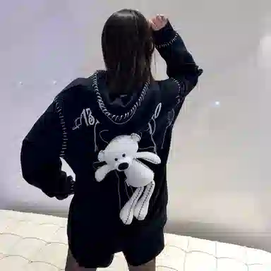 13 DEMARZO Distressed Hoodie