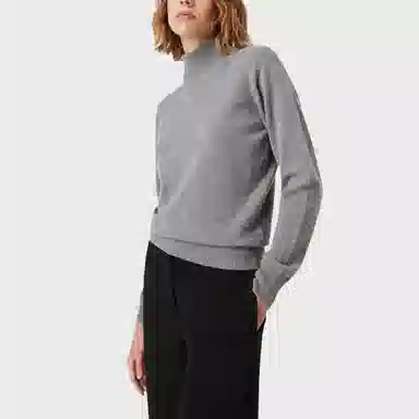 Emporio Armani FW21 Grey Turtleneck Sweater
