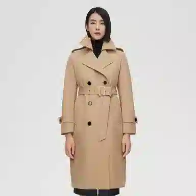 【波司登秀场款】波司登 排扣长袖风衣轻薄羽绒服 女款