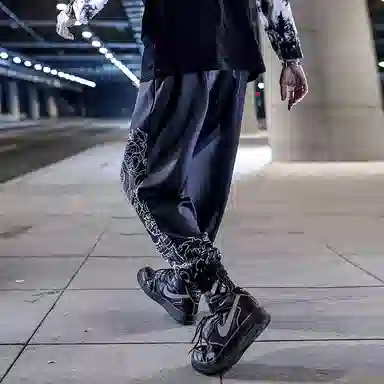 Kimura Sansha Hannya Jogger Pants Black