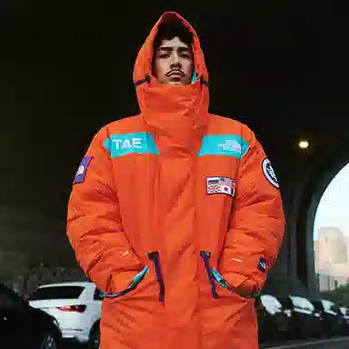 The North Face Himalayan Parka Orange
