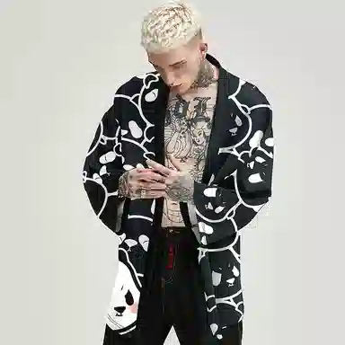 Kimura Sansha Panda Robe Black