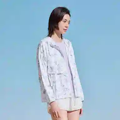 探路者 轻薄透气连帽防晒衣 女款