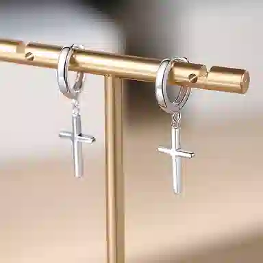 MOVER Cross Earrings S925