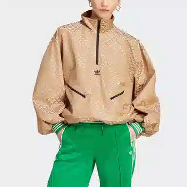 adidas Originals Adicolor 70s Half-Zip Brown