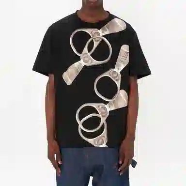 JW Anderson Logo Print T-Shirt Black