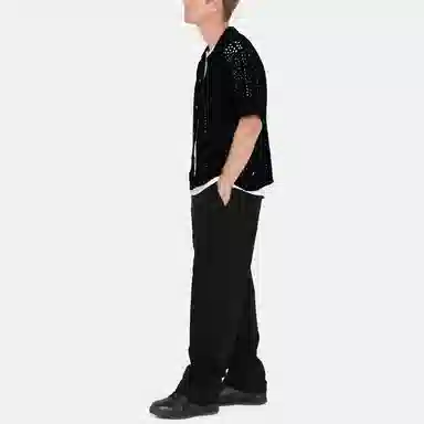 Stussy Crocheted Short Sleeve Shirt