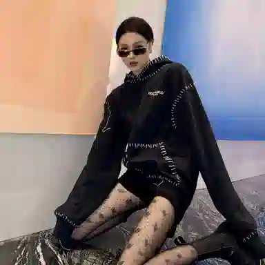 13 DEMARZO Distressed Hoodie