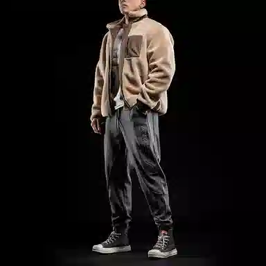 Monster Guardians Sherpa Jacket Khaki