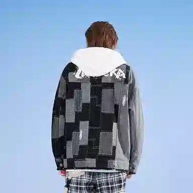 LAMLICKA Denim Jacket Black