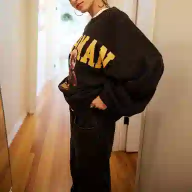 Drew House FW22 3D Sherman Boxy Crewneck - 3D Sherman Black