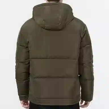 Puma Oversized Pocket Down Jacket Olive