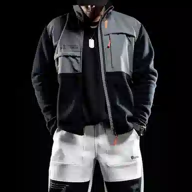 Monster Guardians Fleece Jacket Black Grey