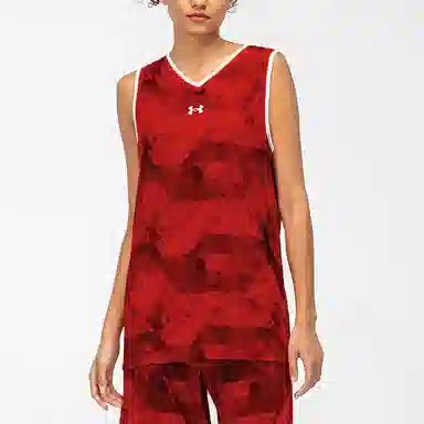 Under Armour Basketball Knit Training Vest Red