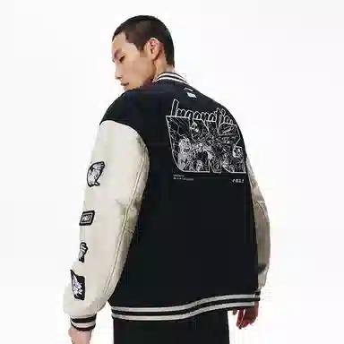 LNG Baseball Jacket Black