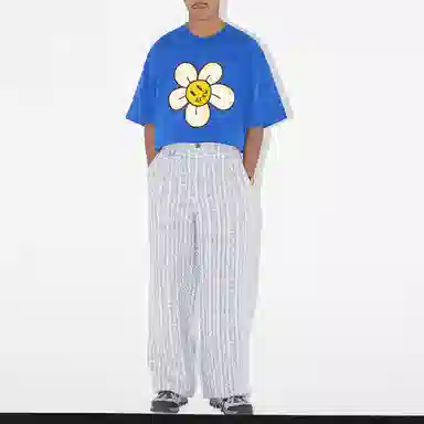 Drew House Boucle Wide Leg Trousers