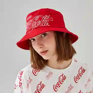 Coca-Cola Logo Bucket Hat