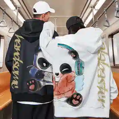 Kimura Sansha Panda Print Hoodie