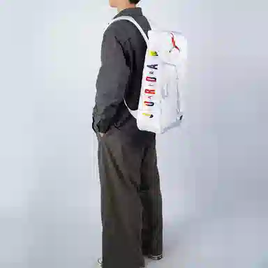 Jordan Basketball Backpack White