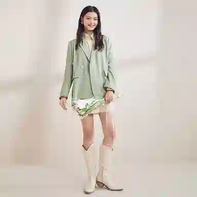 太平鸟 抗皱宽松西装 女款
