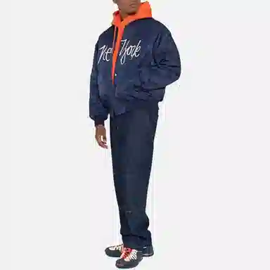 Stussy SS23 LA CHAPTER SATIN VARSITY JACKET