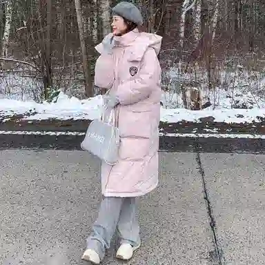 小镇姗姗 纯色直筒垂直休闲裤 女款