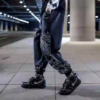 Kimura Sansha Hannya Jogger Pants Black