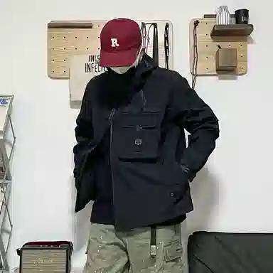VIP Techwear Jacket Black