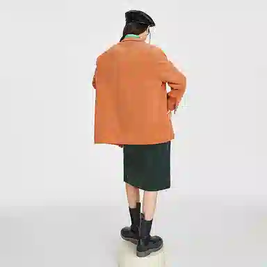 太平鸟女装 灯芯绒西装外套 女款