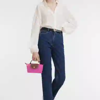 LONGCHAMP Le Pliage Valentine's Day Edition Candy Pink