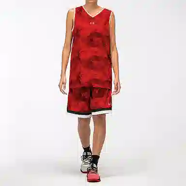 Under Armour Basketball Knit Training Vest Red