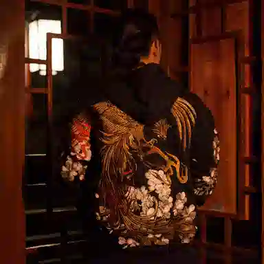 Sanshengliubu Heavy Embroidery Zipper Hoodie