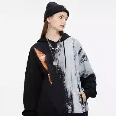 Boy London FW21 Graffiti Eagle Print Sweatshirt Black