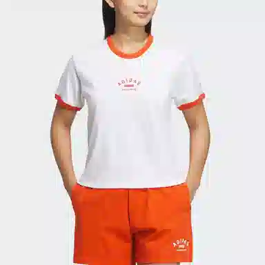 adidas Verbiage Tee White Old Red