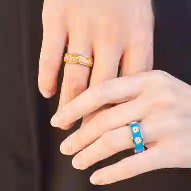 ASTAR HADES Daisy Enamel Ring