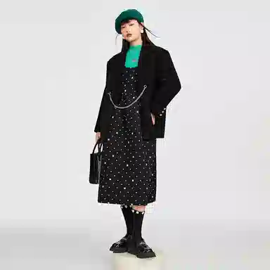 太平鸟女装 灯芯绒西装外套 女款