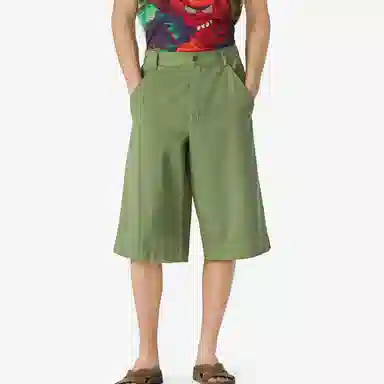KENZO Olive Green Shorts