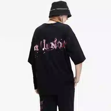 Boy London FW21 Graffiti Eagle Print Sweatshirt Black