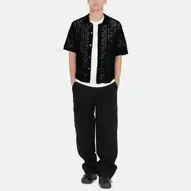 Stussy Crocheted Short Sleeve Shirt