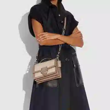 COACH Riley 22 Light Sand Brown