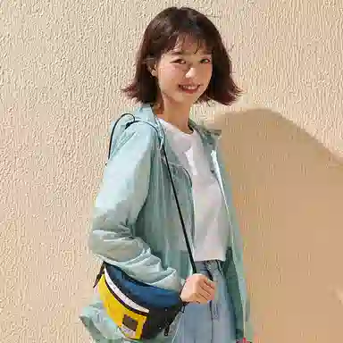 探路者 纯色户外防紫外线透气长袖连帽防晒衣 女款